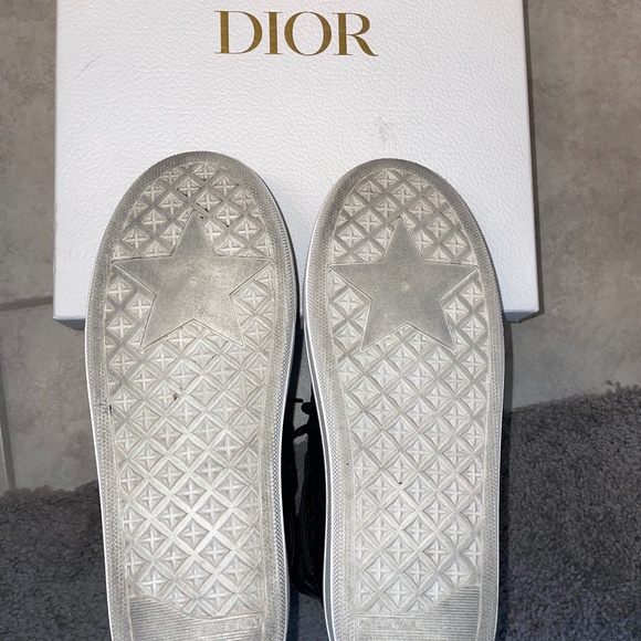 CHRISTIAN DIOR Black Leather/Mesh Resille Dior Solar Flat Boot Size 38/8 - Picture 7 of 15